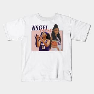 signature angel reese style Kids T-Shirt